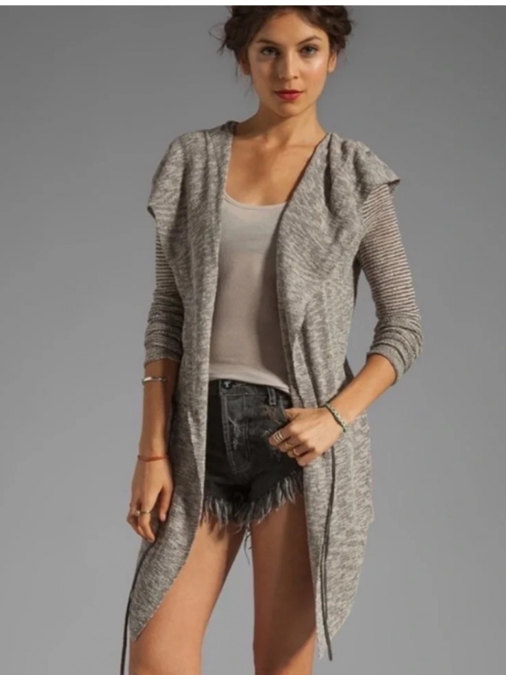 Free People For Keeps Hooded Cardigan